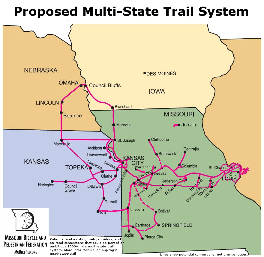 The Katy - KC Connection is the key missing element needed to make an ambitious Quad-States Trail System become reality.